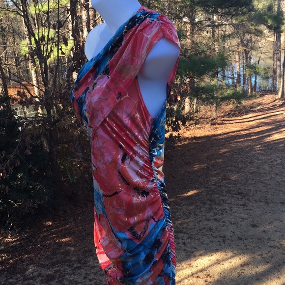 Multicolored stretchy reversible dress - Picture 4 of 6